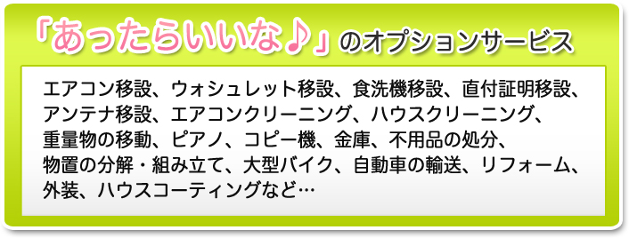 「あったらいいな」オプション